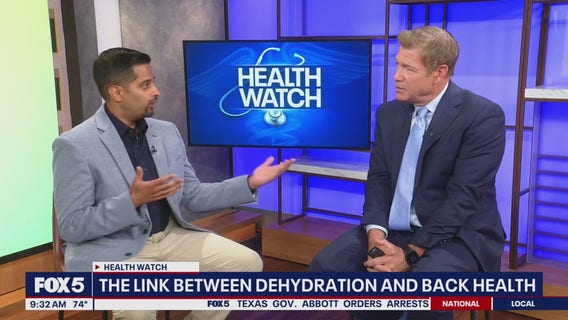 Dehydration and back pain