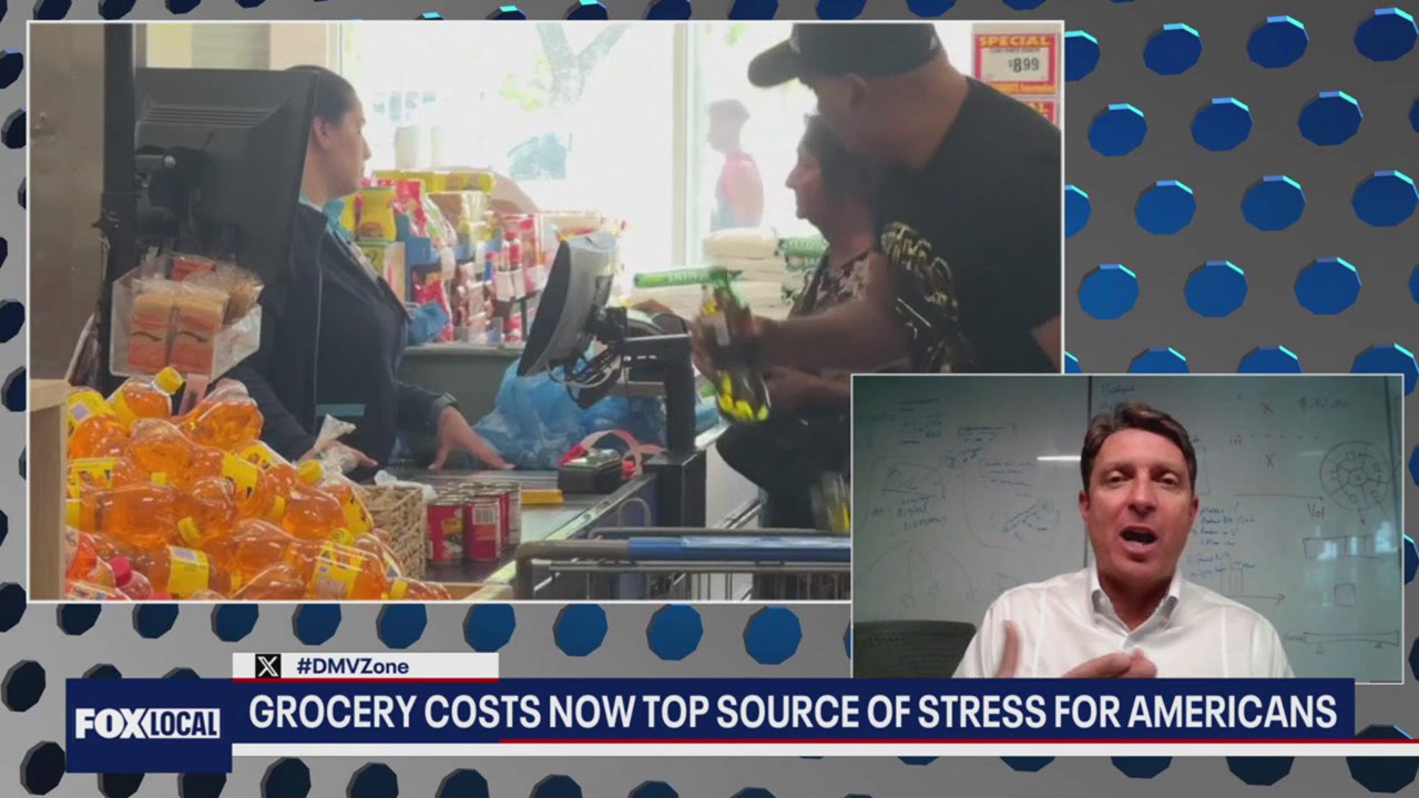 Grocery prices rises to top source of stress for Americans
