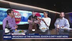 Broadway at the National & Dirty Habit Menu