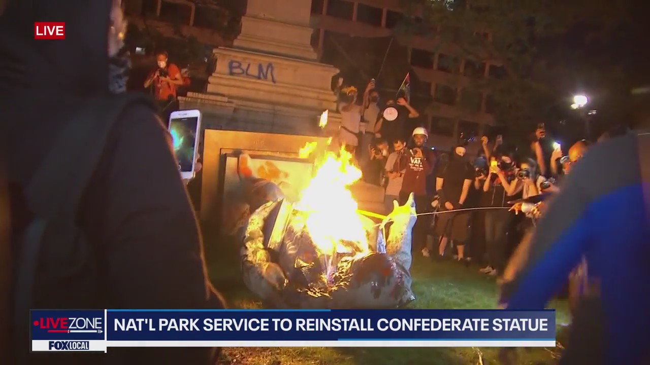 National Park Service to restore Confederate Statue