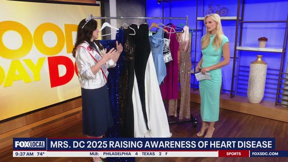 Mrs. DC 2025 raising awareness of heart disease
