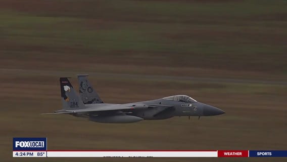 F-15C Eagle arrives at Udvar-Hazy Center