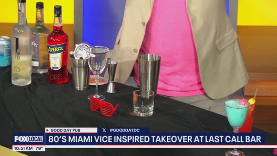 80's Miami Vice inspired bar