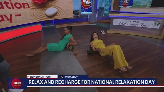 Relax and recharge for National Relaxation Day!