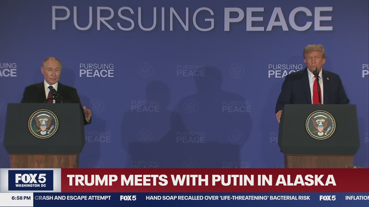 FULL: Putin and Trump hold joint press conference in Alaska