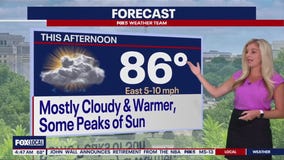 Warm Wednesday in DC; Hurricane Erin to impact coast Thursday