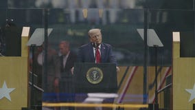 President Trump military parade speech: ?A magnificent display?