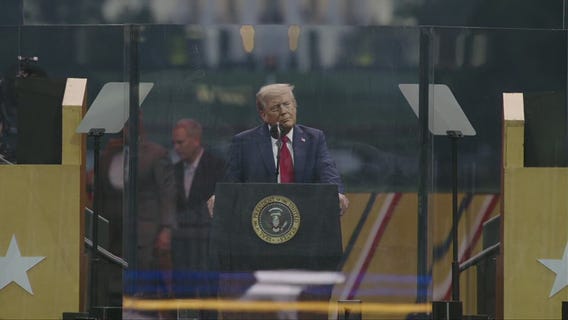 President Trump military parade speech: ?A magnificent display?