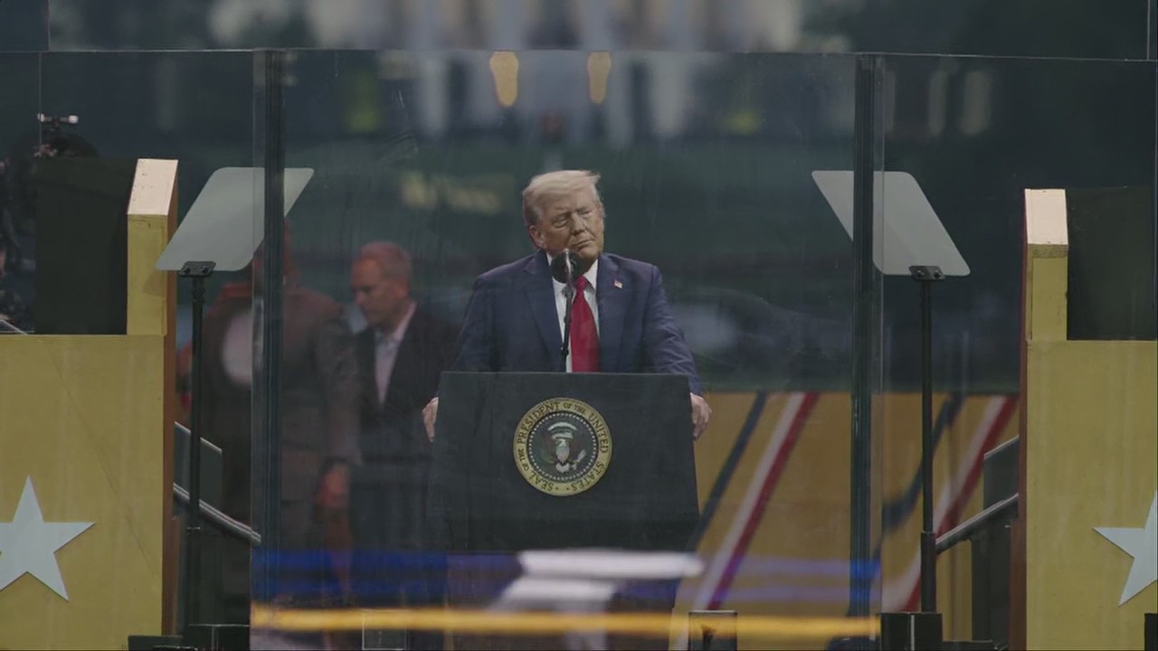 President Trump military parade speech: ?A magnificent display?