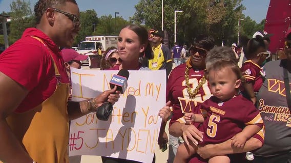 Woman says she named her son after Jayden Daniels