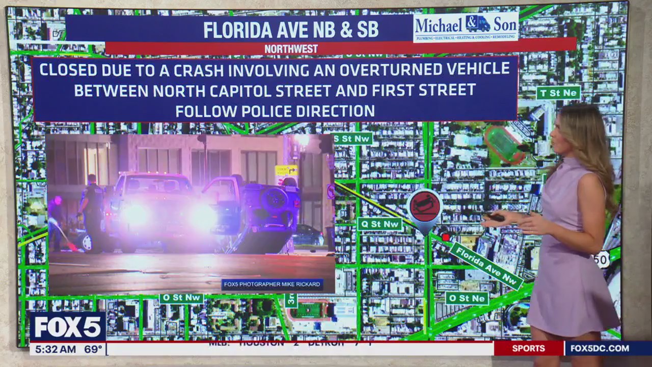 2 hospitalized after early morning crash in DC | FOX 5 DC