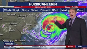 Hurricane Erin brings gusty winds to DMV region Thursday