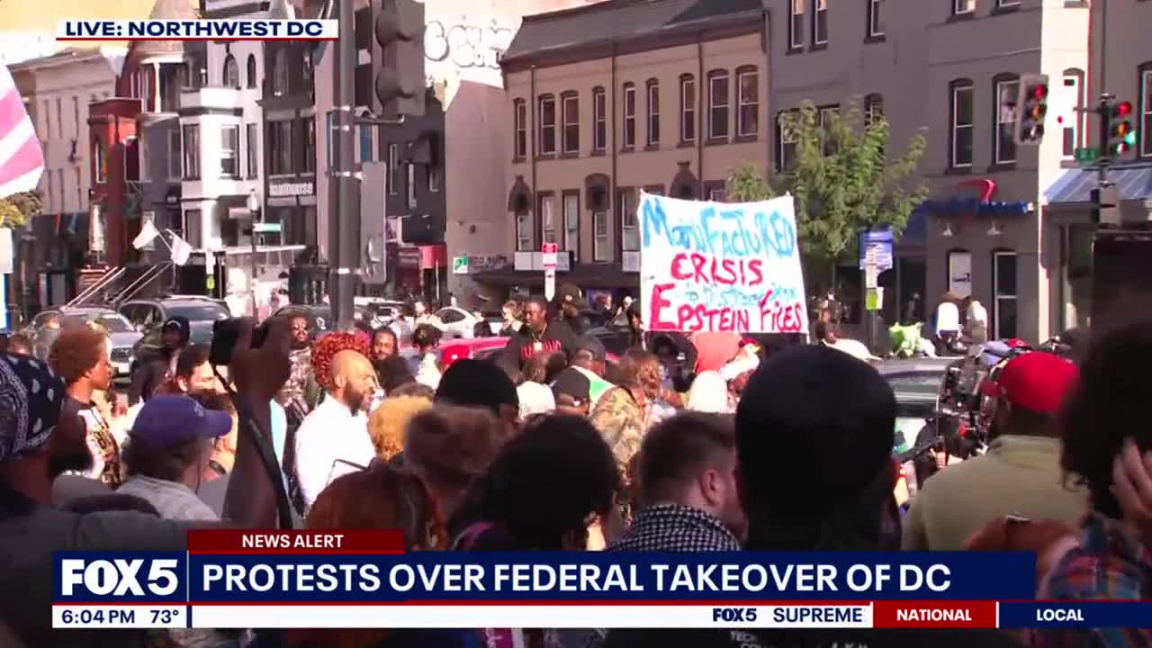 Protests against federal takeover in DC | FOX 5 DC
