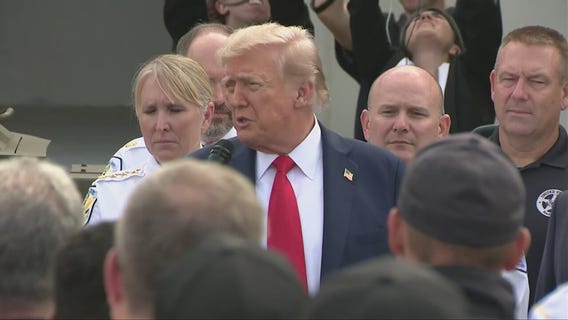 FULL VIDEO: President Donald Trump addresses law enforcement in Southeast D.C.