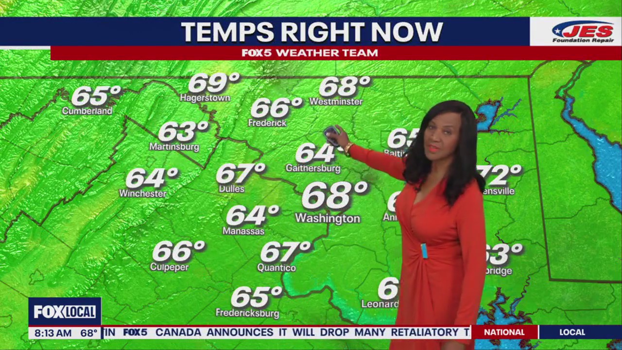 Sunny, warm and pleasant this Saturday