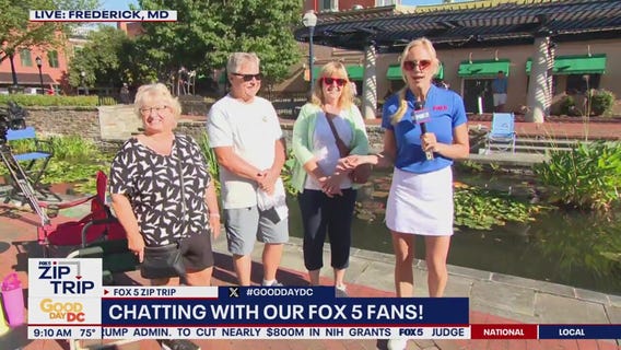 Zip Trip to Frederick: Chatting with Fox 5 fans