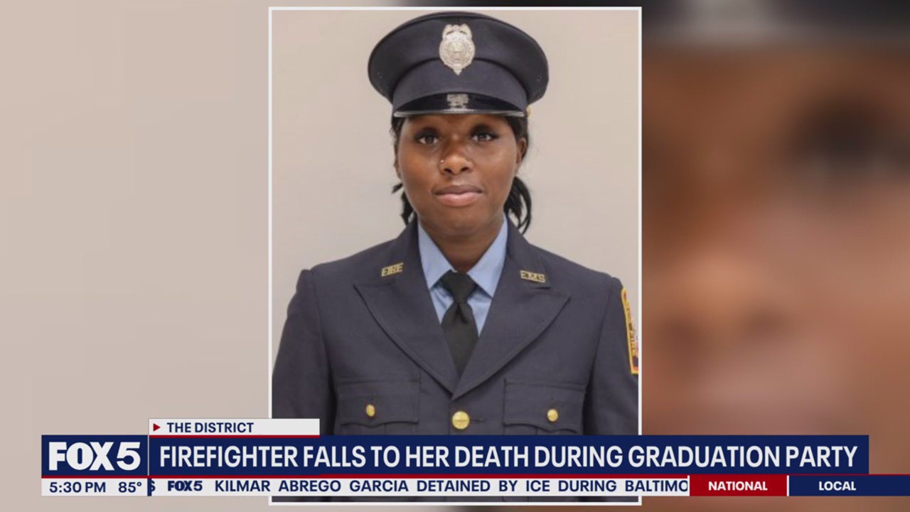 Firefighter falls to her death during graduation party | FOX 5 DC
