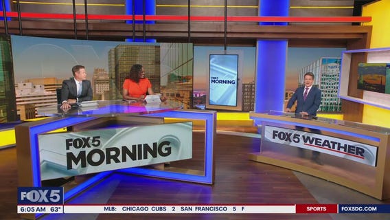 A sunny and comfortable Wednesday ahead | FOX5DC Weather Authority