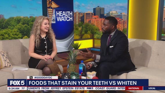 Foods that stain your teeth vs. foods that whiten