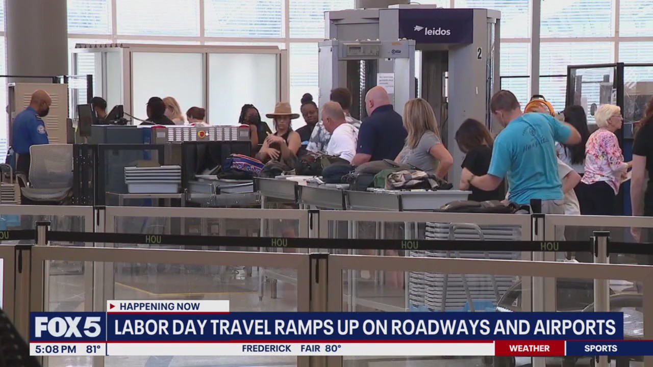 Labor Day travel ramps up at the airport and on the road | FOX 5 DC