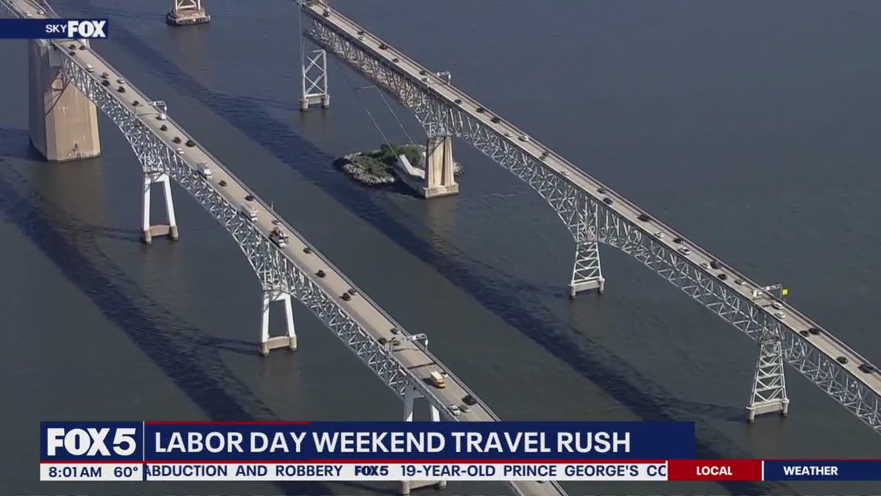 Labor Day weekend travel rush, traffic expected to ramp up on roadways ...