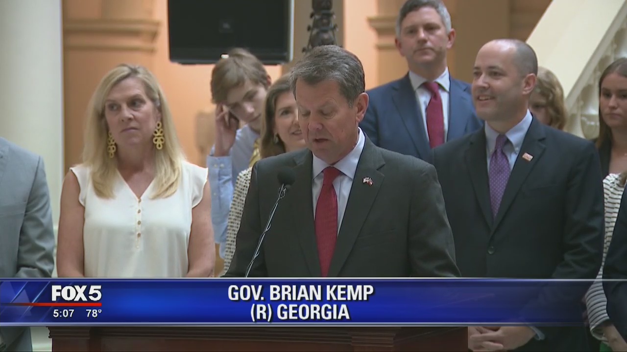 Gov. Kemp signs human trafficking bill | FOX 5 Atlanta