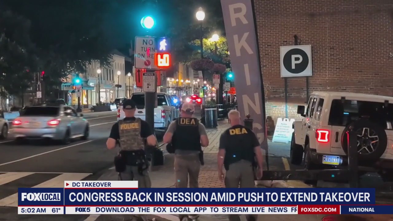 Congress back in session amid push to extend DC takeover