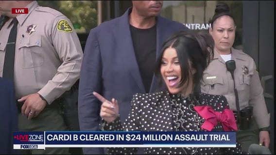 Cardi B cleared in $24 million assault trial
