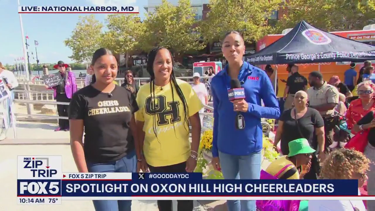 Zip Trip to National Harbor: Oxon Hill High Cheerleaders