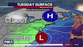 DC weather: Chance of showers and thunderstorms Tuesday