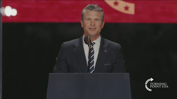 Pete Hegseth at Charlie Kirk memorial: ?This moment is the turning point for USA?