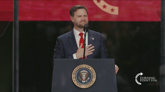 J.D. Vance at Charlie Kirk memorial: He ?brought many truths in his life?