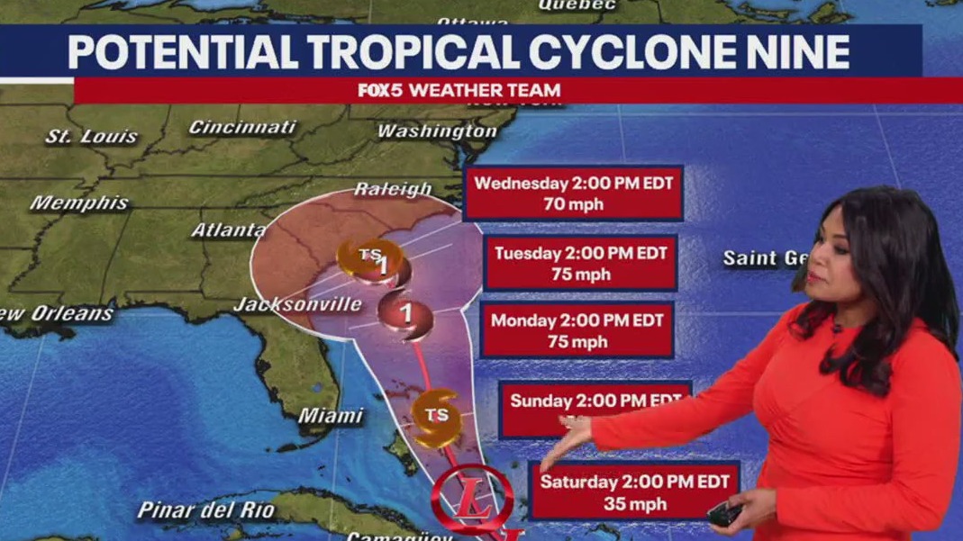 DC weather: Fall like conditions, rain on the way