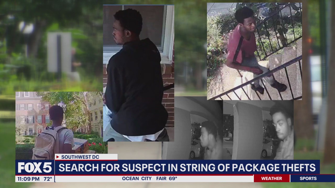DC police seek suspect in string of package thefts | FOX 5 DC