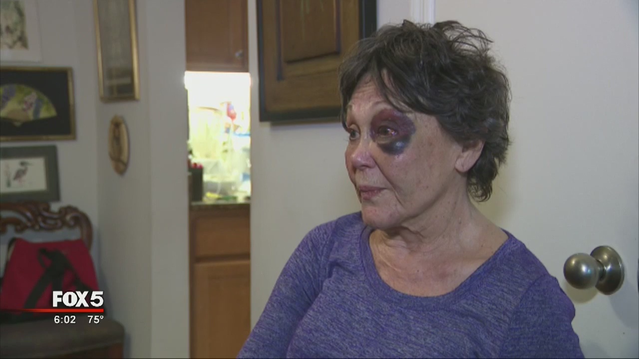 Search for man accused of punching 84-year-old woman | FOX 5 Atlanta