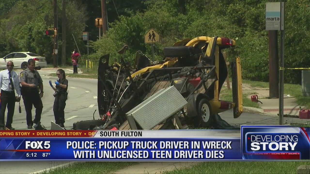 Pickup truck driver in wreck with unlicensed teen driver dies | FOX 5 ...