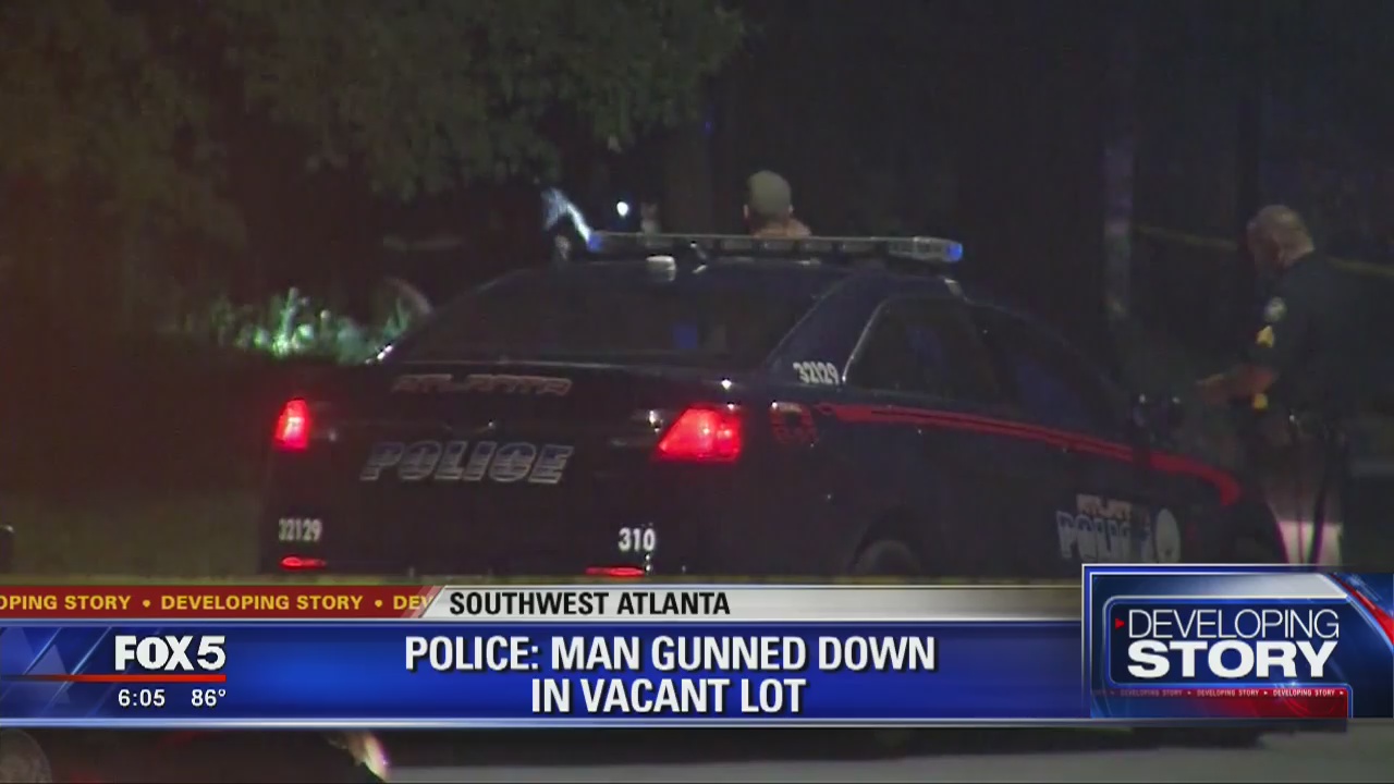 Police: Man gunned down in vacant lot | FOX 5 Atlanta
