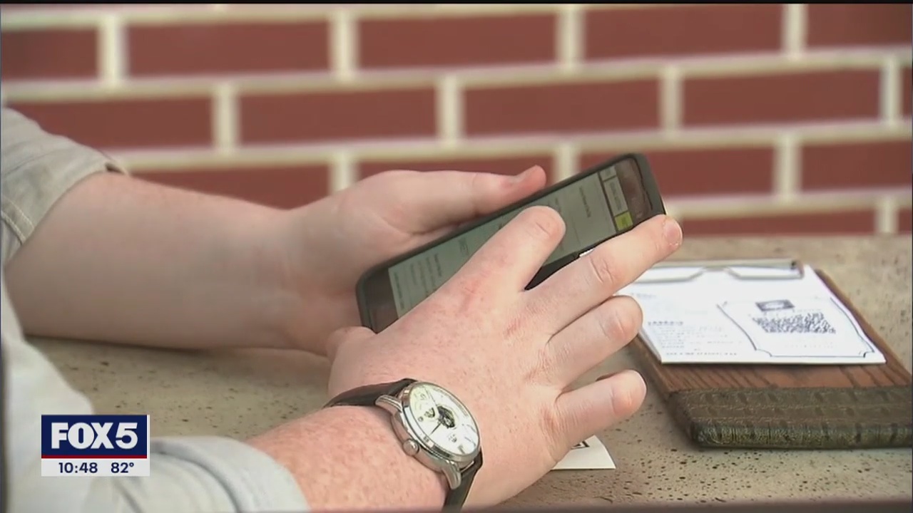 Keeping outdoor dining safe by ditching traditional menus