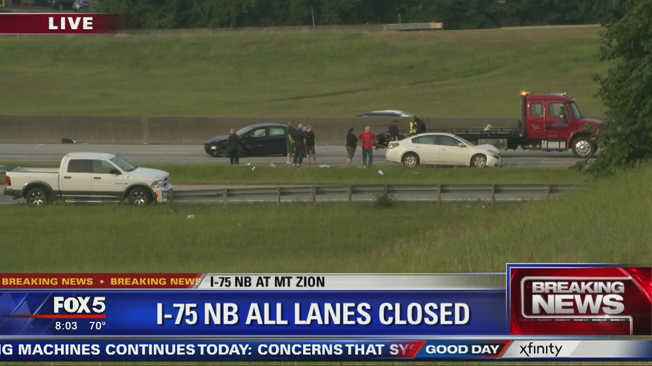 Crash shuts down I-75 | FOX 5 Atlanta