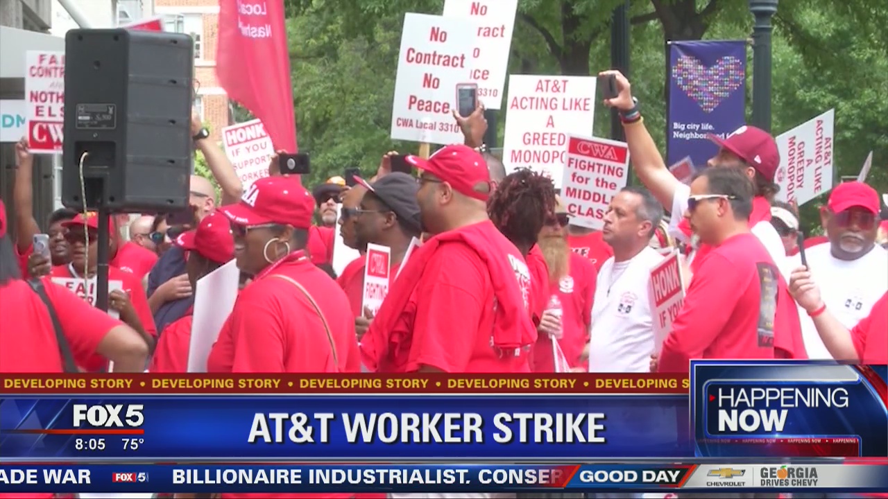 AT&T workers strike | FOX 5 Atlanta