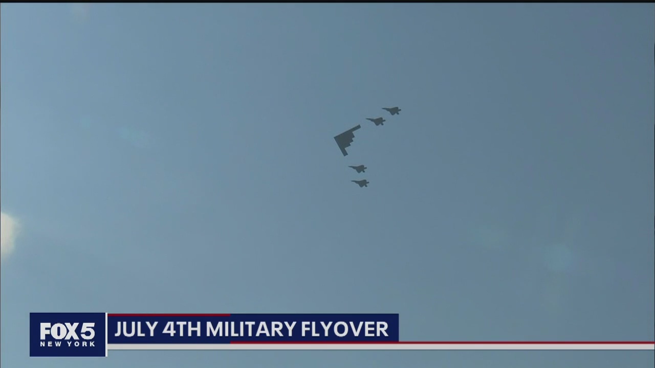 July 4 Military Flyover