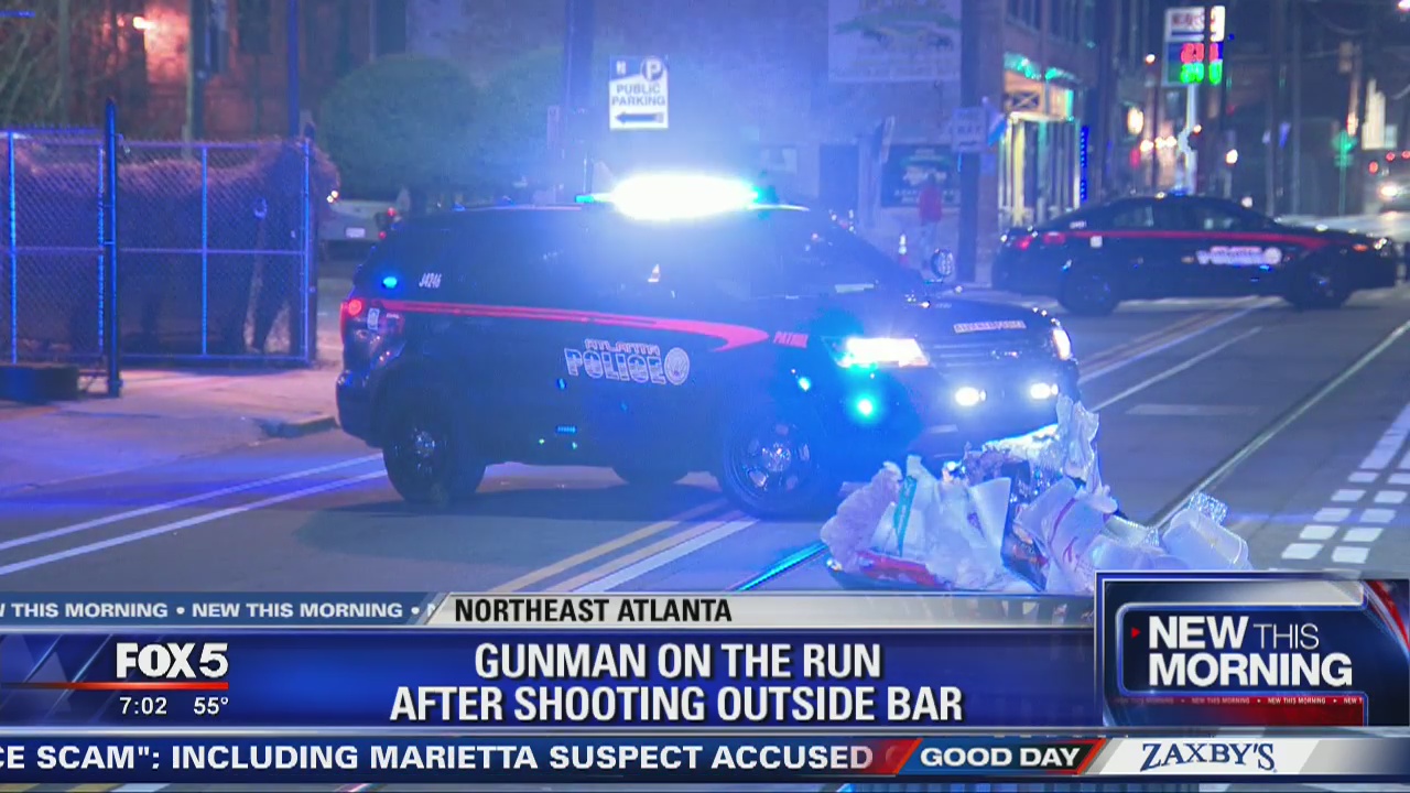 Gunman on the run after shooting outside Atlanta bar | FOX 5 Atlanta