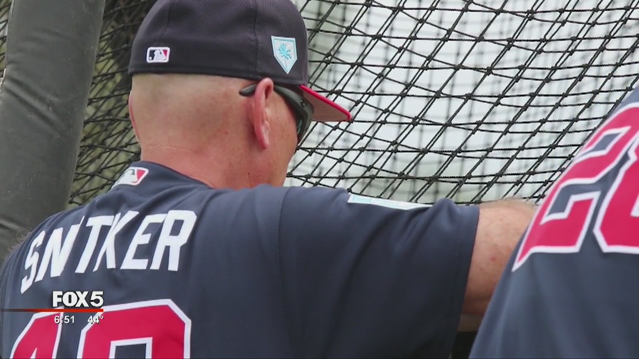 Braves batting practice