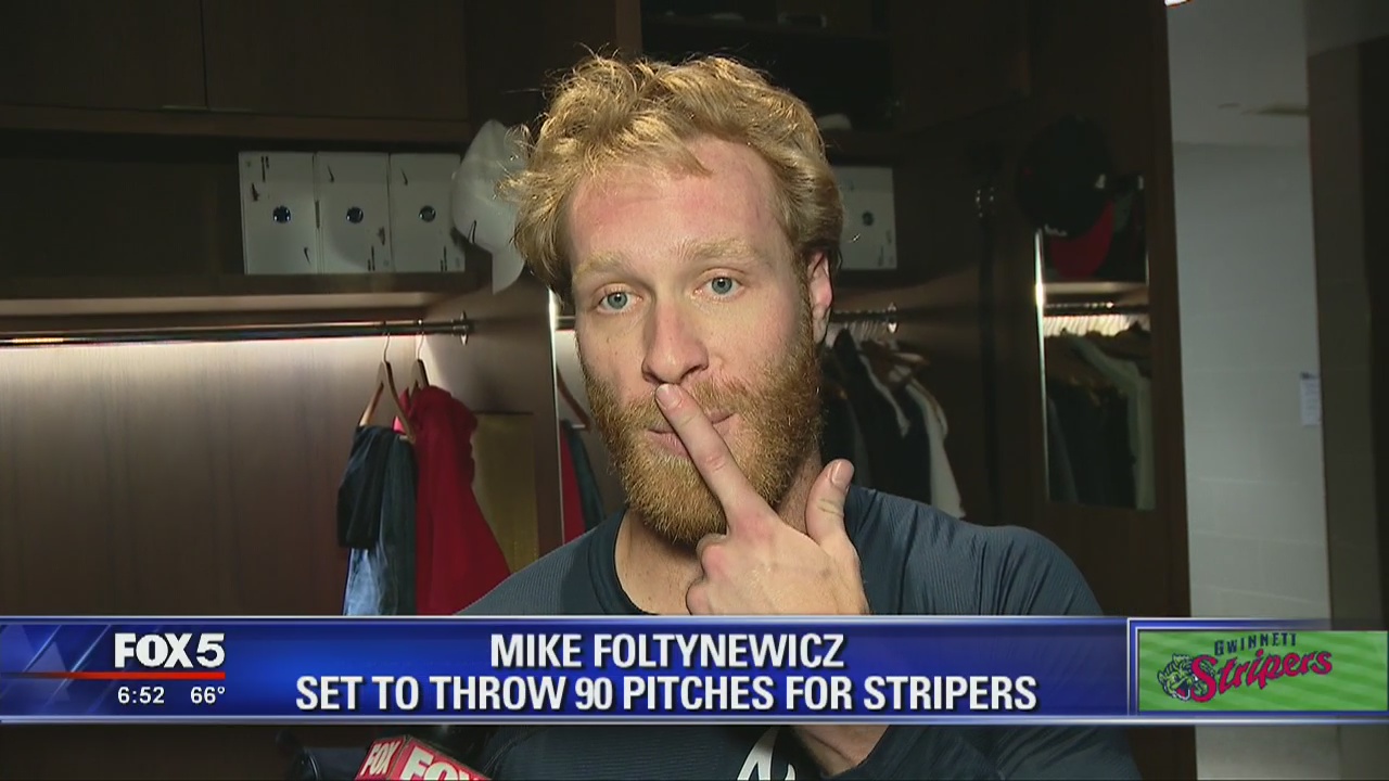 Mike Foltynewicz set to throw 90 pitches for Stripers