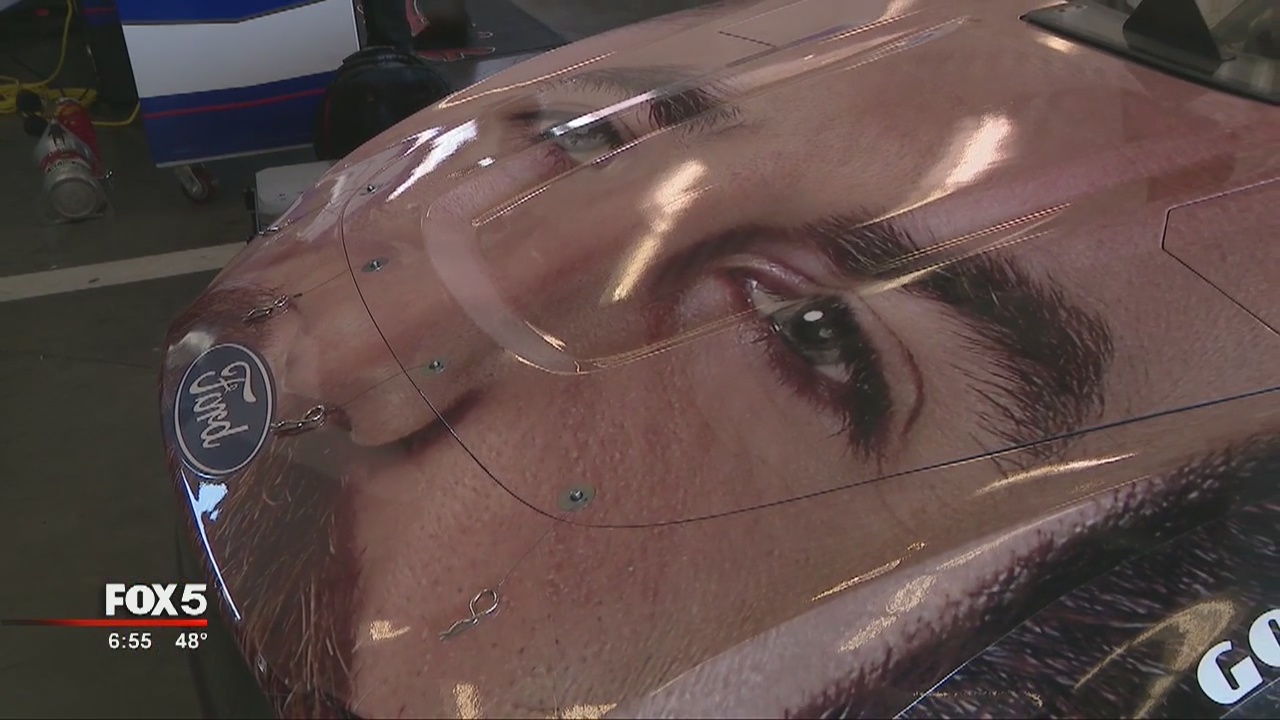 NASACAR's Corey Lajoi's unique Mustang