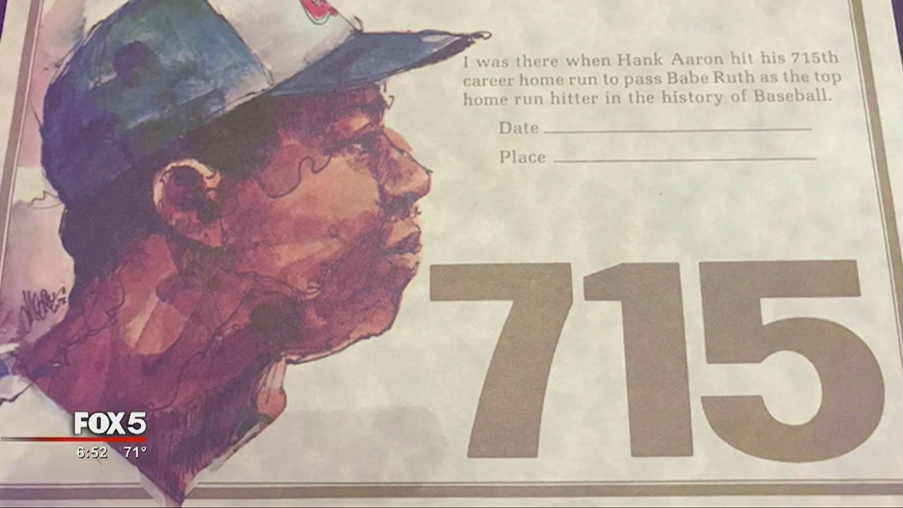 Braves' Hank Aaron hits 715 45 years ago today