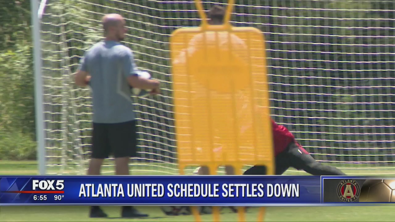 Atlanta United's schedule settles down