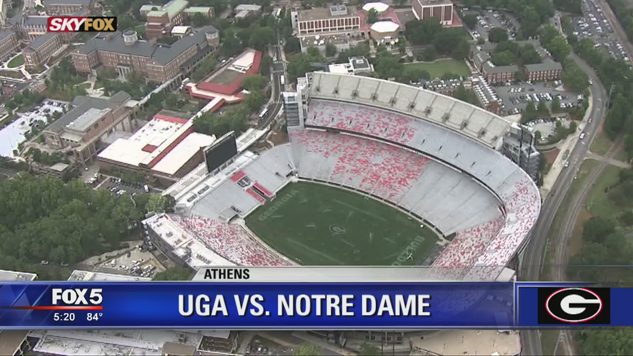 UGA vs Notre Dame preps