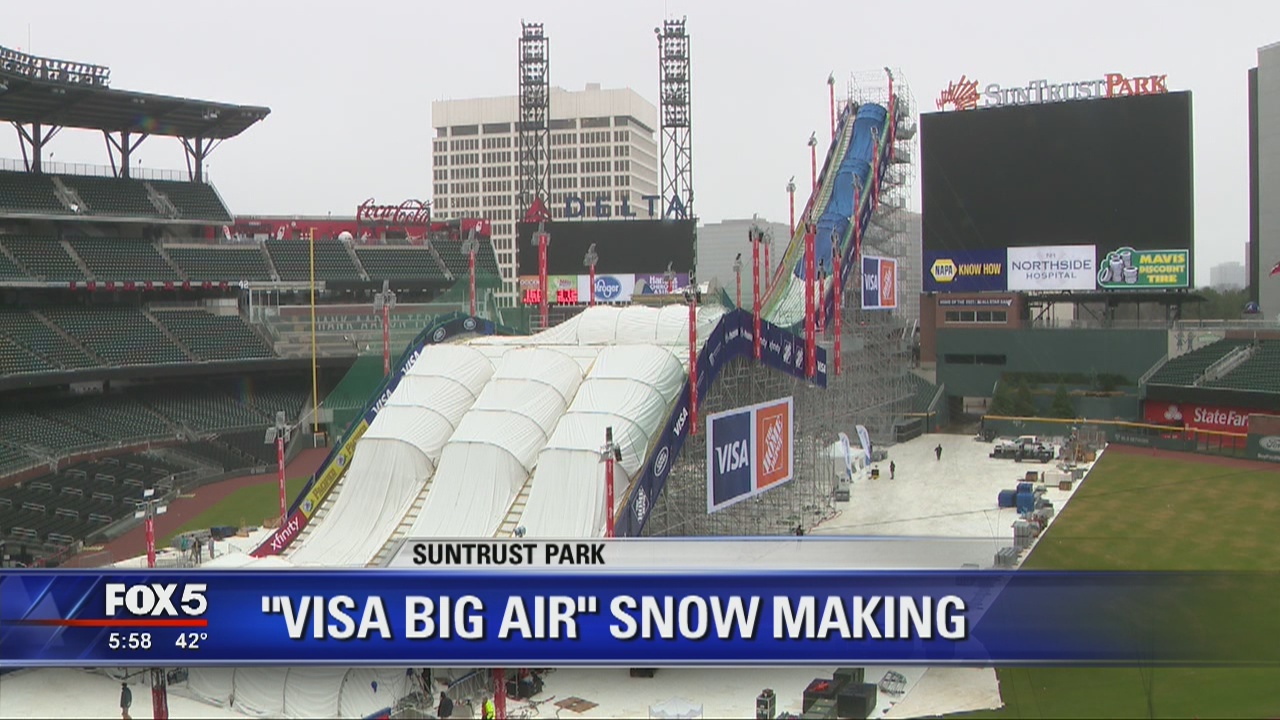 Visa Big Air snow making