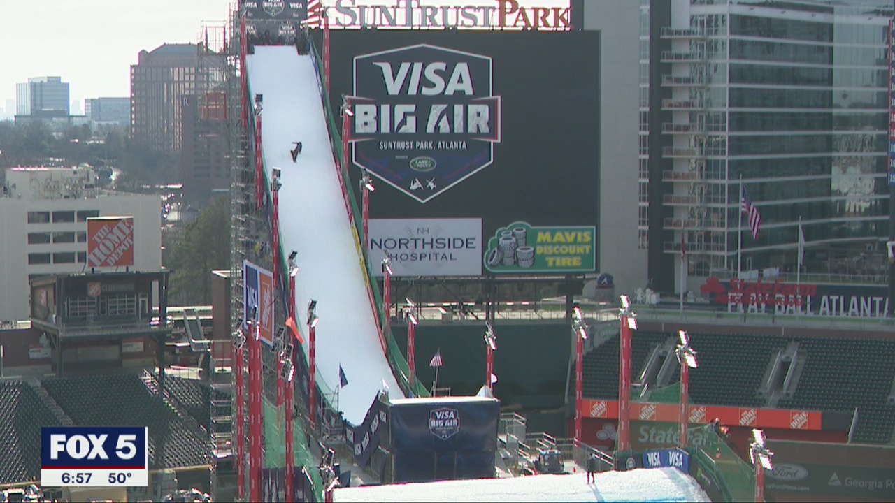 "Big Air" brings high-flying winter sports to SunTrust Park